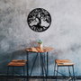 Wallity Tree Accesorio de Pared Metálico Negro